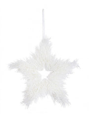 4x Pendaglio Sfavillio Stella Traf Bianco S