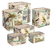 2x Set6 P.Oggetti Botanic Rett Blu