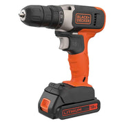 Trapano Avvitatore A Batteria Bcd001C1-Qw 18V - 1,5 Ah Ioni Litio Black Decker