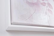 Quadro dipinto ad olio con cornice natura 122.5x4.5x82.5h