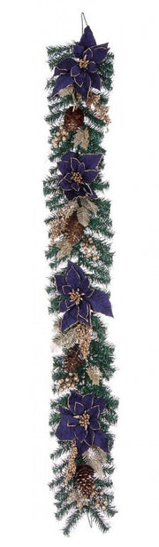 4x Boa  Eleonor Poinsettia Blu
