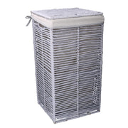 Cestone paper hilary grigio chiaro quadro pieghevole cm 31x31h60