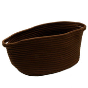 Cestina tessuto marrone rettangolare cm35x26h19