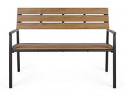 Panchina arredo giardino antracite Isak