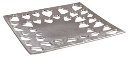 2x Vassoio Cathy Qu Cuore Alluminio 30X30