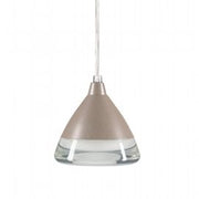 Sospensione in Alluminio Pressofuso con Diffusore in Acrilico - 20W, 1955 Lumen, Luce Naturale tortora