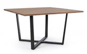 Tavolo Helsinki antracite-naturale 130x130 cm