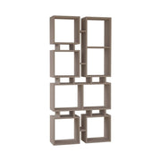 Libreria bifacciale Rail tortora 79x166,5