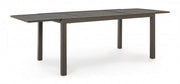 Tavolo per esterno allungabile in alluminio Caffè HILDE YK14 160-240x90x h75 cm