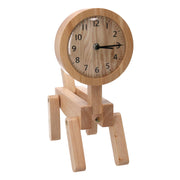 Natural wood clock cm25x12h34