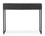 Consolle Dorset  2 cassetti stile industriale