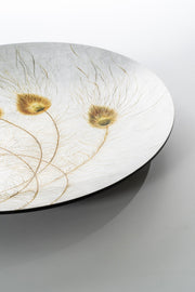 Piatto decorativo bianco 65x65x1 cm