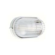 Plafoniera Piccola E27  linea industriale ovale  bianco