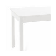 Tavolo da pranzo Bianco Frassinato  in legno nobilitato cm 70x110