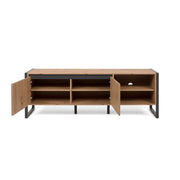 Base porta tv quercia antracite cm 160 x 55 x 40 h