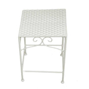 Colonnina metallo milena 1-3 quadra bassa bianco cm 30x30h43