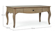 Tavolino classico 1 cassetto legno Domitille
