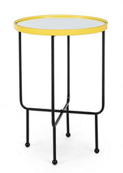 Tavolino Painter C-Specchio To Giall D45