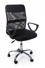 Poltrona da ufficio con ruote altezza regolabile cm 94/104h