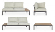 Set salotto giardino Elias antracite
