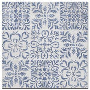 Quadro legno blu quadro cm80x80h3,5