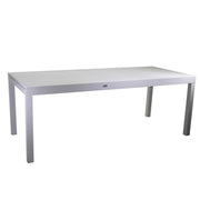 Tavolo alluminio allungabile  da giardino bianco cm 90 x 210/280 x h 73