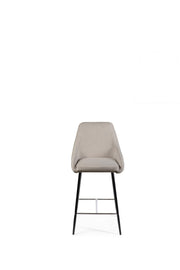 2x Sgabello in Tessuto 46cm x 49cm H. 97cm