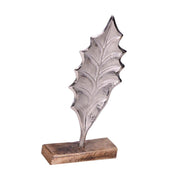 Foglia metallo cm18x5h25