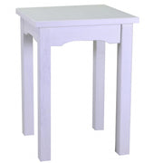Tavolo esposizione in legno bianco Nantes cm154x46xh100