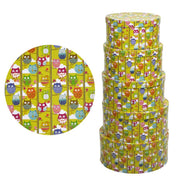 Scatola cartone 1-5 gufi cmø40,5x17,8