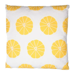 Cuscino tessuto limoni quadro cm45x45h10