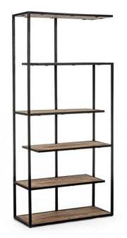 Libreria 5 piani in metallo stile industriale