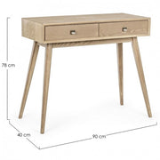 Consolle Alannis  2 cassetti in legno nobilitato