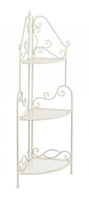 Angoliera classica 3 ripiani Giselle crema