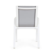 Sedia con braccioli Pelagius bianco