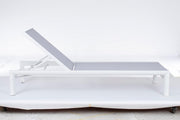 Lettino Skipper New C-Ruote Bianco Yk11