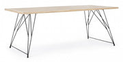 Tavolo design industrial in legno DISTRICT 200x90x h76 cm