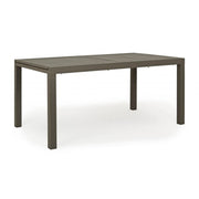 Tavolo per esterno allungabile in alluminio Caffè HILDE YK14 160-240x90x h75 cm