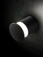 Lampada da esterno in alluminio pressofuso con diffusore opalino - 9W - 920 lumen - 4000°K grafite