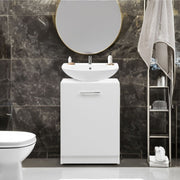 Base sottolavello Solo11 bianco anta reversibile