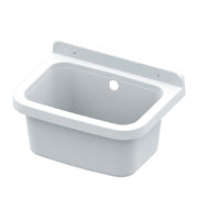 Lavatoio a Parete in Resina 39x39x24cm per Bucato e Giardino