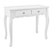 Mobile consolle 2 cassetti legno bianco Blanc cm 80 x 40 x 75