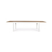 Tavolo per esterno 200-300x95x74h Bianco