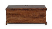 Cassapanca apribile Jaipur decorativa legno noce cm 110x 63x 45h