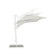 Ombrellone braccio Eden bianco/naturale 2x3 m