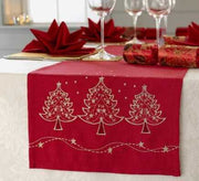Tovaglia tessuto stile 15 rosso cm140x180