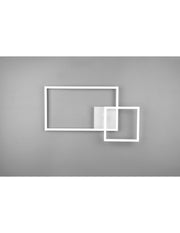 Lampada Da Soffitto Squadrata Orientabile Led Dimmer Padella Bianco Trio Lighting