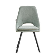 Sedia imbottita verde Blauss  85x56x48 cm