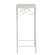Colonnina metallo milena 1-3 quadra alta bianco cm 30x30h73