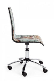 Sedia ufficio ecopelle acciaio Young Gulliver